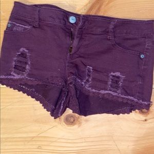 Maroon shorts